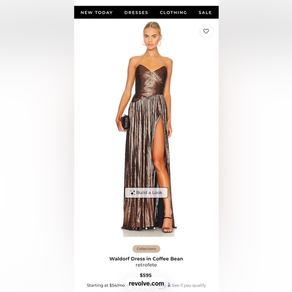 Retrofete Dresses & Skirts - retrofete Waldorf Dress in Coffee Bean